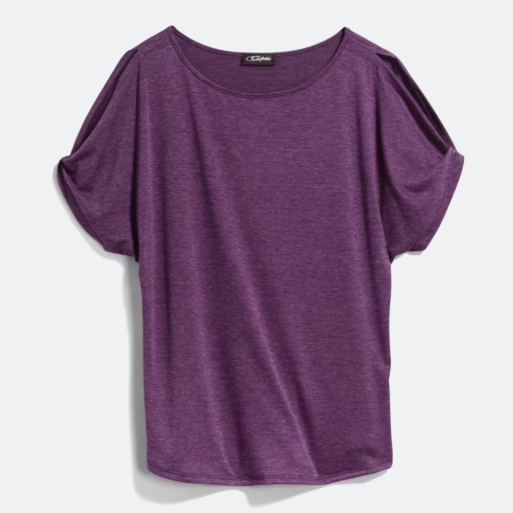Colette Women's Purple Short Sleeve Tee